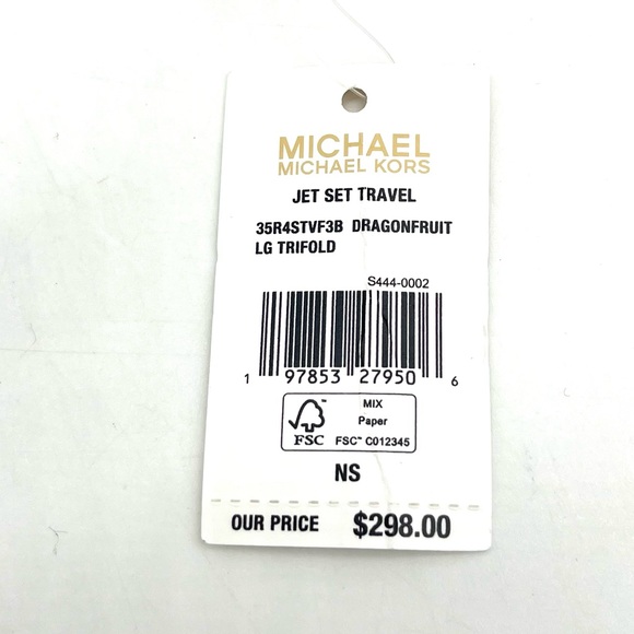 Michael Kors Large Trifold Wallet - Picture 6 of 6